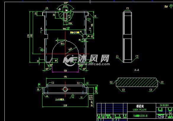 立式水轮发电机组液压接力器图纸