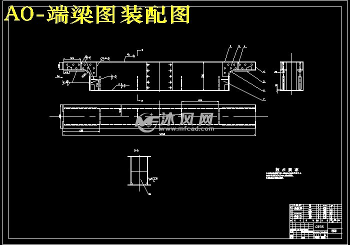 5t单梁桥式起重机钢结构设计【solidworks】