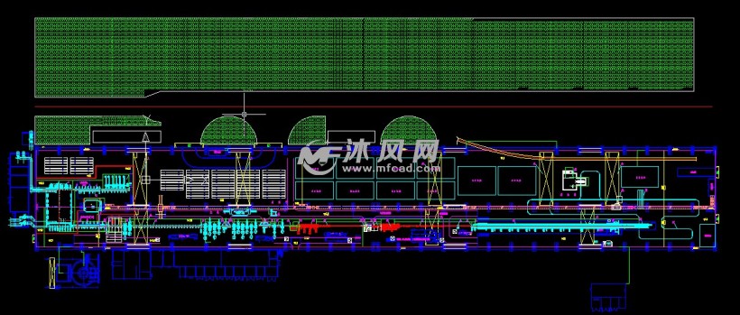 鞍山某钢厂三号轧钢线布置图