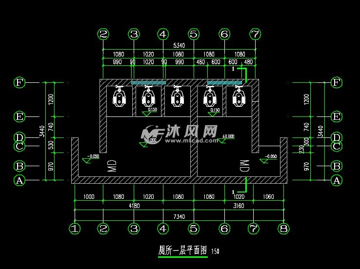 农村小型公厕全套图纸