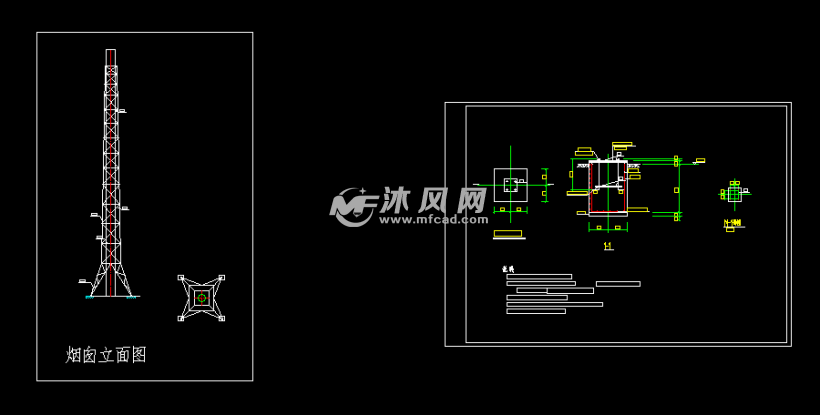 烟囱基础图