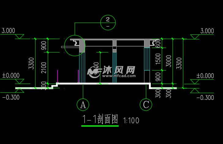 某地小型公共卫生间厕所建筑设计施工图纸