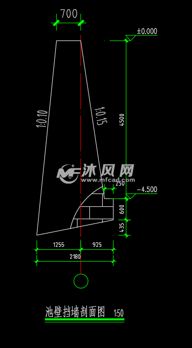 养殖厂1500立方青贮池施工图 - 结构图纸 - 沐风网