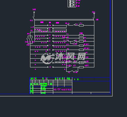 双梁桥式起重机接线图及电器原理图