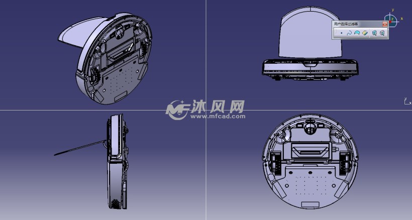 deebot扫地机器人设计模型