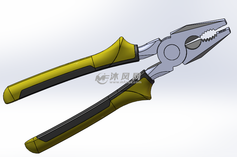 solidworks老虎钳模型 - 手动工具图纸 - 沐风网