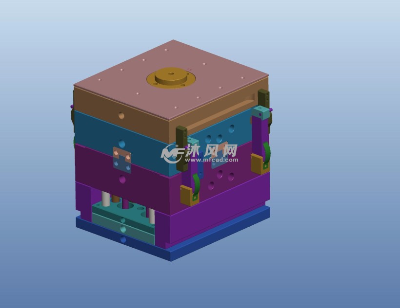 14个斜孔抽芯的超难模具设计