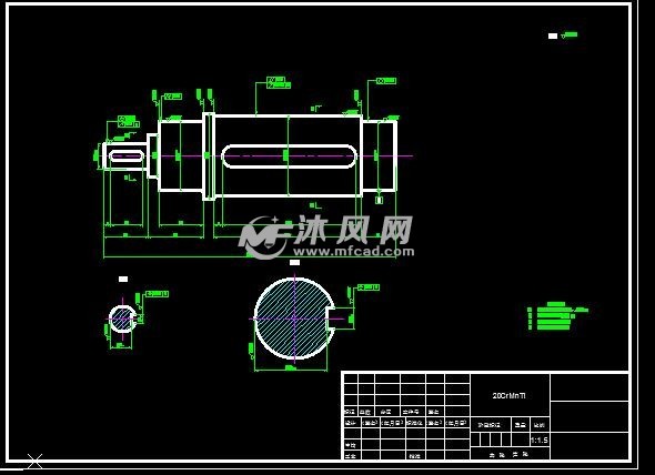 永磁同步电机图纸