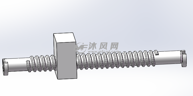 螺杆螺母传动含运动仿真