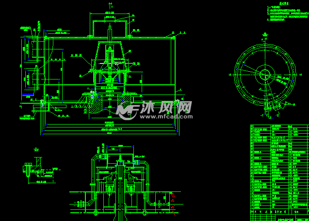 10mw水电站工程水轮机和发电机图纸