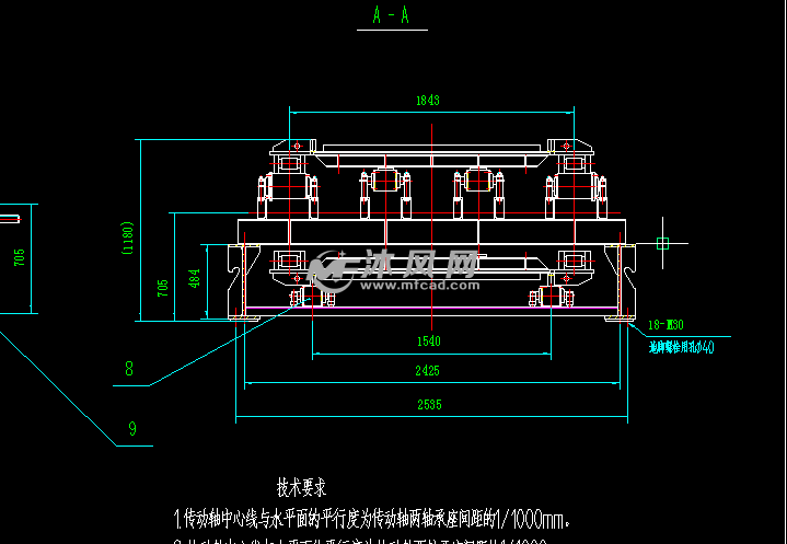 重型板式喂料机 工程机械/建筑机械图纸 沐风网