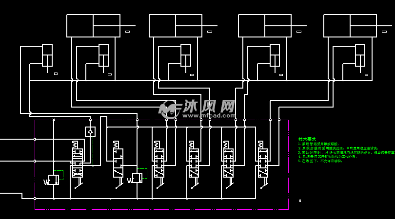 汽车起重机液压系统原理图