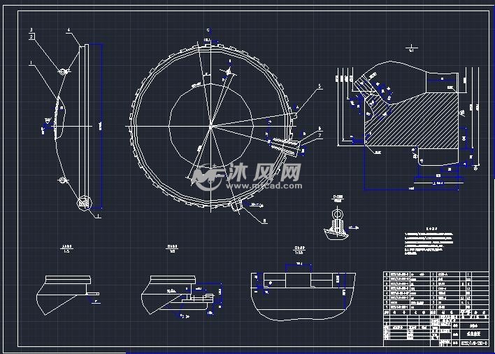 直径2680蒸压釜全套图纸