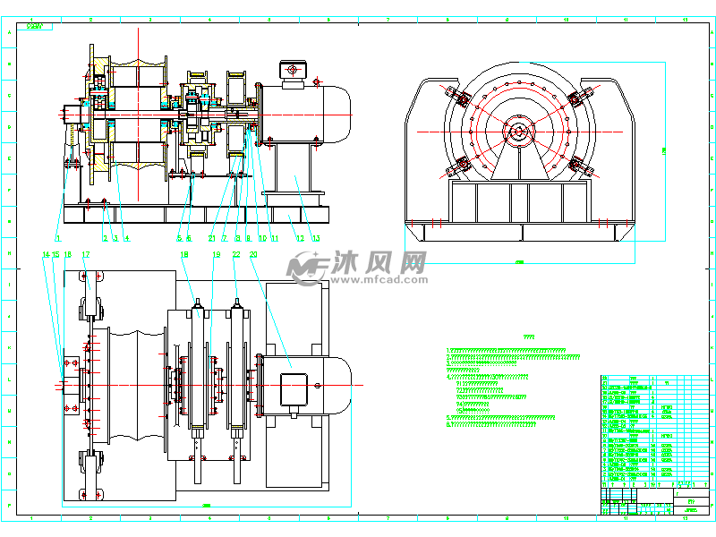 jwb-55b型无极绳绞车设计