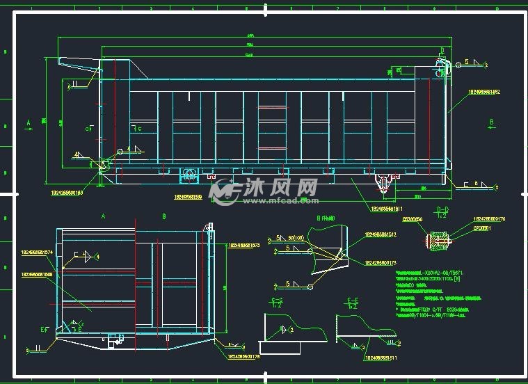 中顶自卸车详细设计图