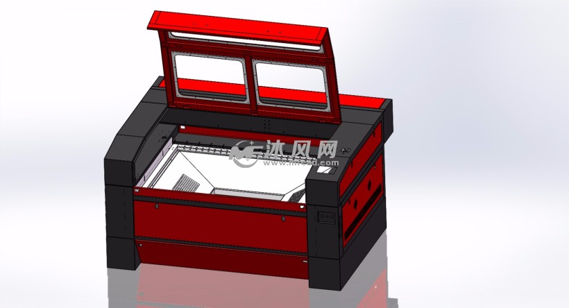 1390激光雕刻机钣金结构