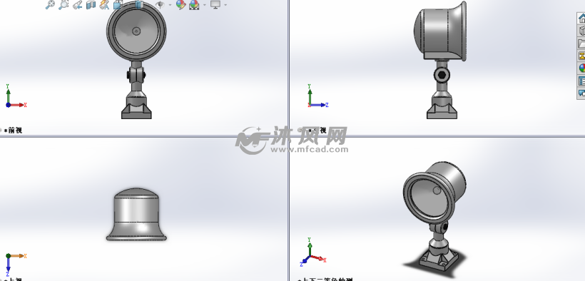 jl39a工作灯三视图