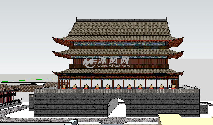 中国古典建筑模型
