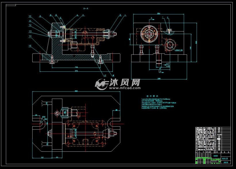 k338-反向齿轮器箱体加工工艺及精铣上盖结合面夹具