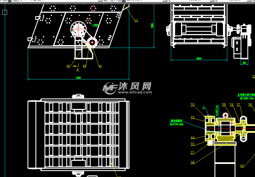 2yk1848三层圆振动筛及激振器