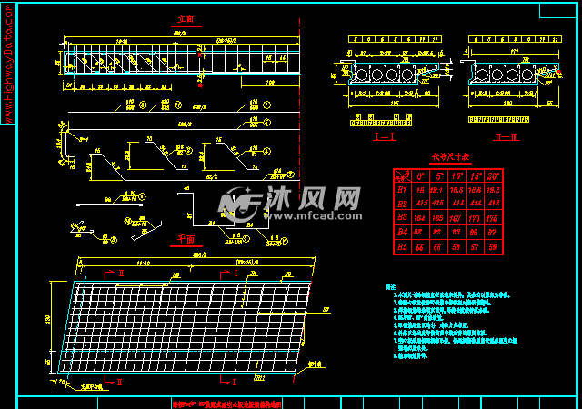10米空心板 - 公路桥梁图图纸 - 沐风网