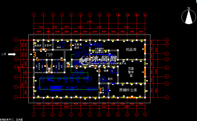 车间平面图