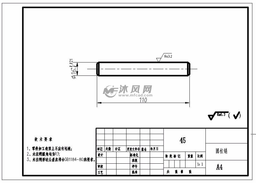 圆柱销