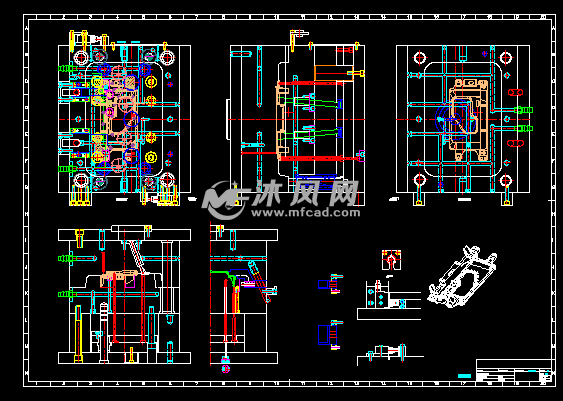 游戏机控制盒上壳模具