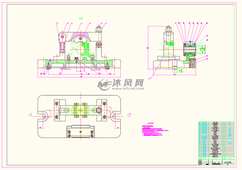 加工轴承盖孔专用夹具及专用机床设计