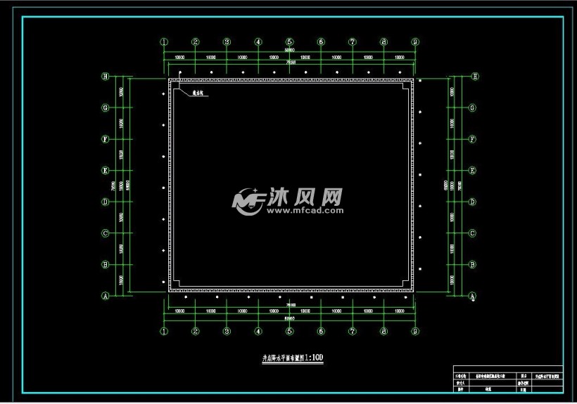 井点降水平面布置图