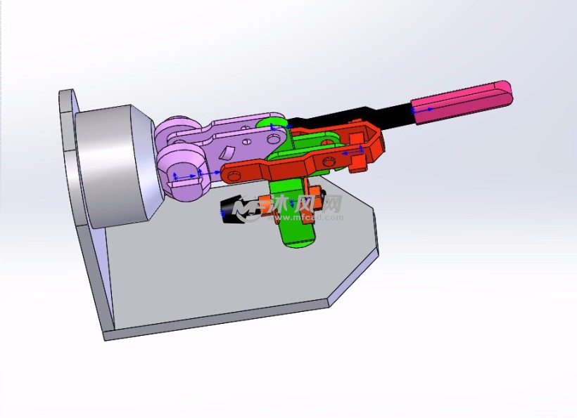 solidworks快速夹具设计图