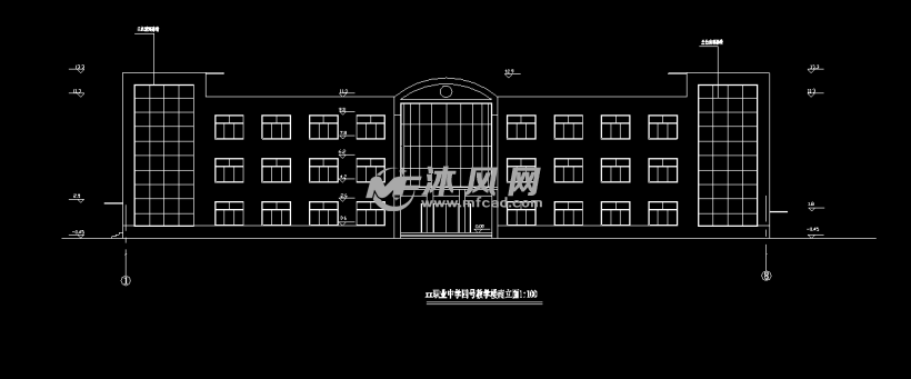 3264平米三层框架教学楼