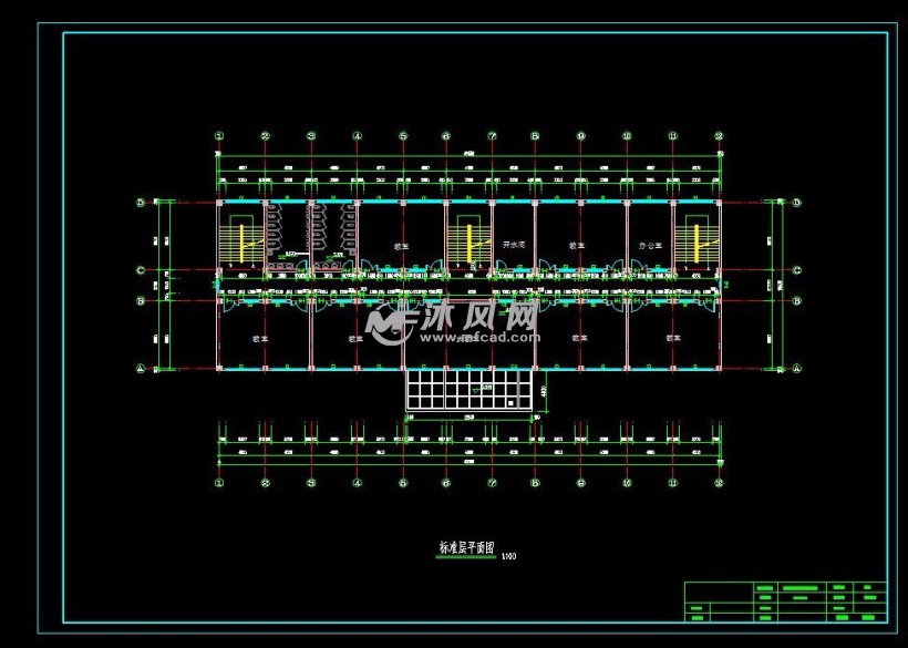 南京市某高校1号教学楼设计