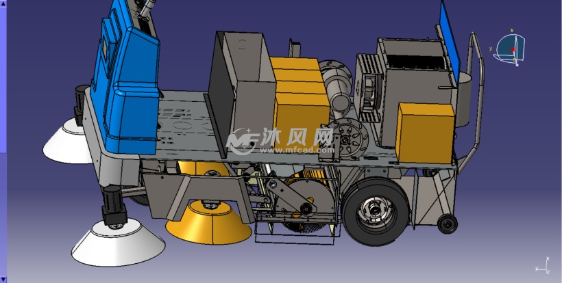 扫地车结构_扫地车结构_智能扫地机器人 车玻璃