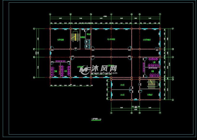 扬州某高校综合实验楼设计 - 设计方案图纸 - 沐风网