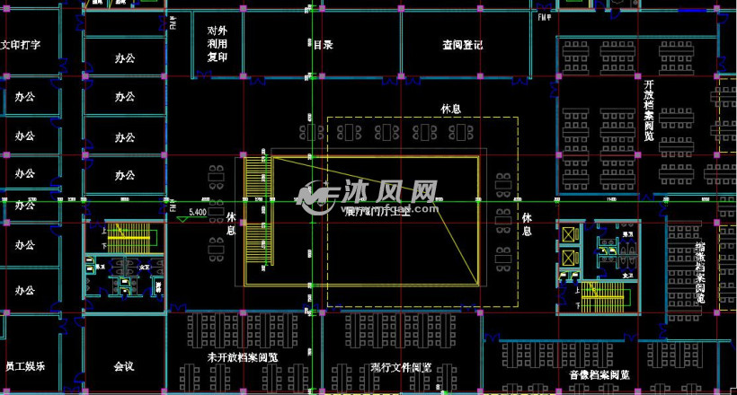 五层城市档案馆建筑设计