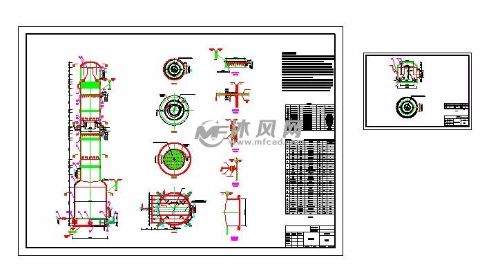 脱硫塔制作图纸