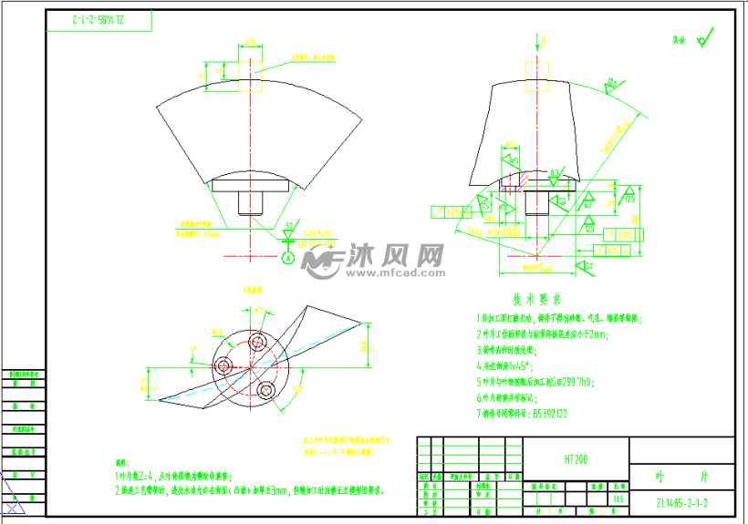 立式轴流泵zl1485-2 - 泵图纸 - 沐风网