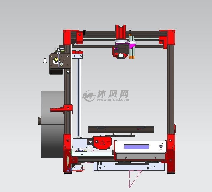 桌面级3d打印机三维模型