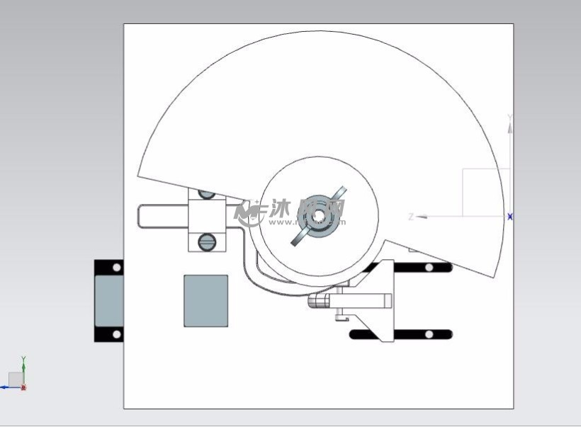 手摇式胶片电影放映机传动结构模型