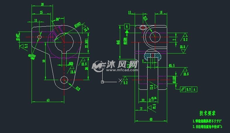 手柄座铣14槽夹具设计