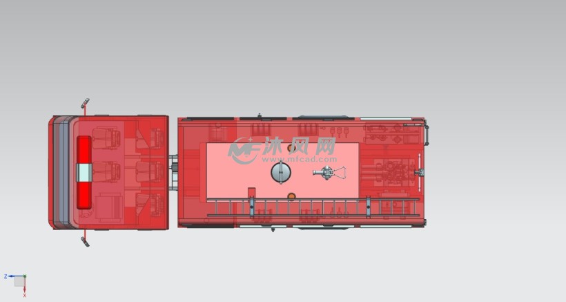 消防车三维图