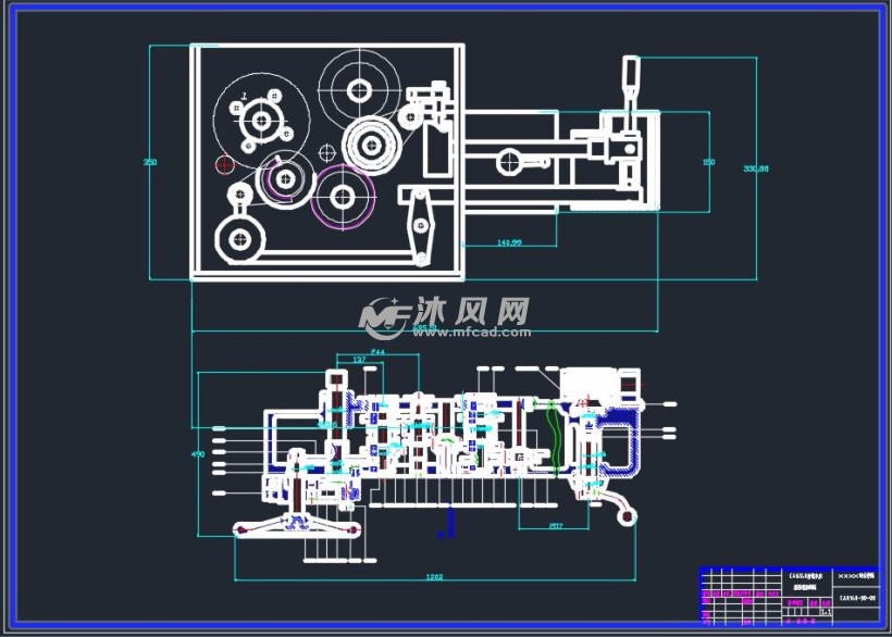 ca6140车床溜板箱装配图