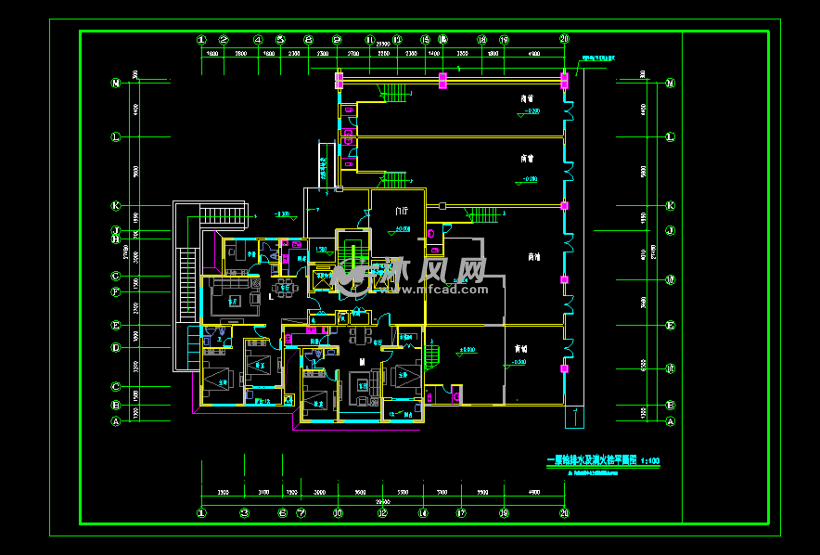 住宅楼建筑给水排水工程设计 - 设计方案图纸 - 沐风网