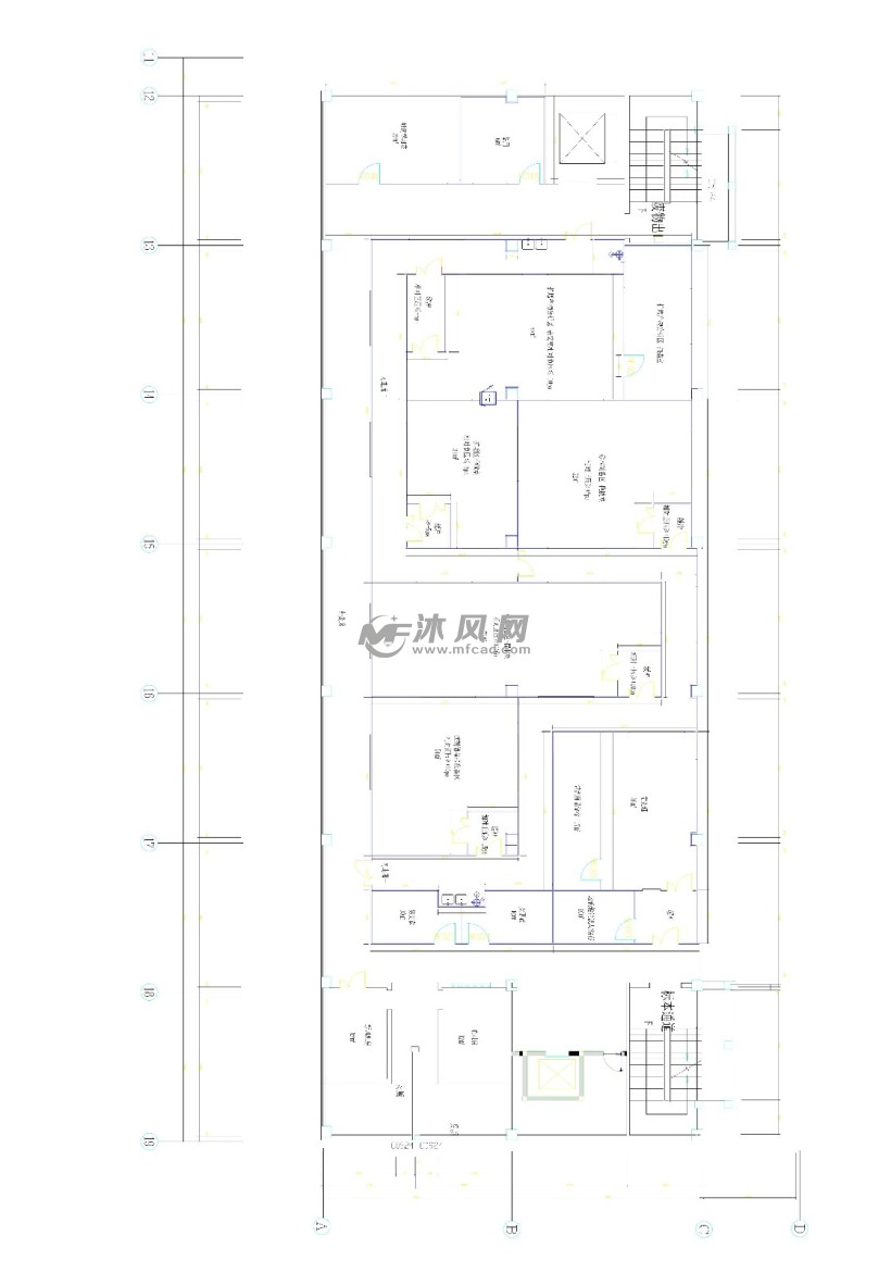 医学实验室布局平面图