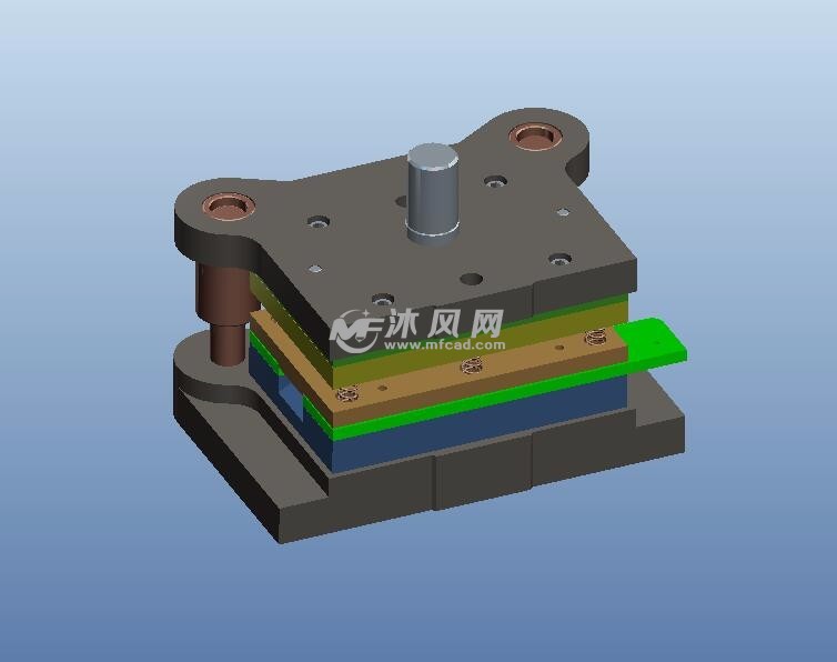 固定片冲压模具设计(含proe三维)