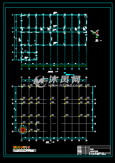 柱网图