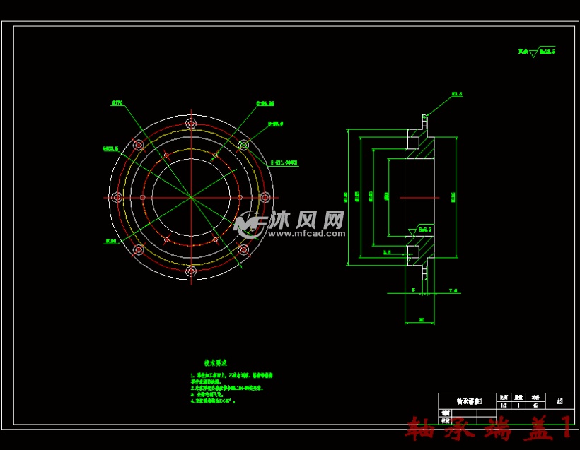 轴承端盖1