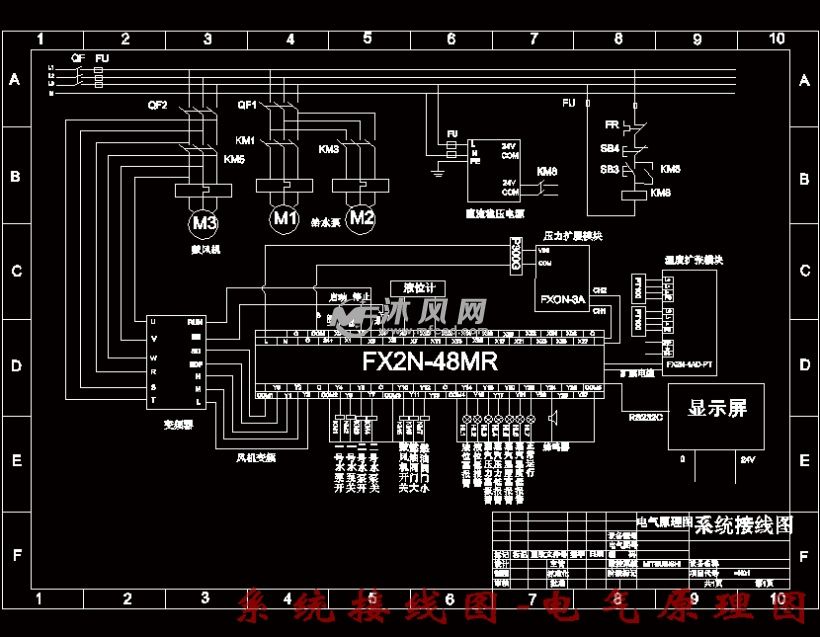 系统接线图-电气原理图