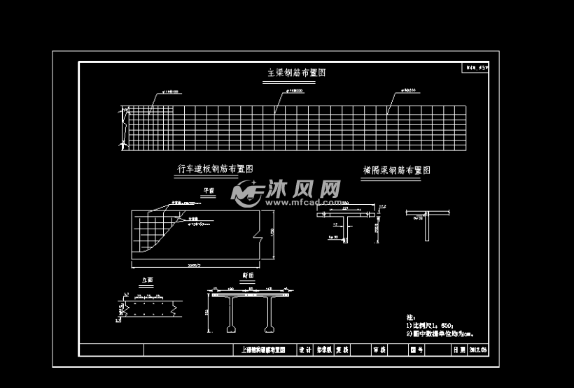 上部结构钢筋布置图